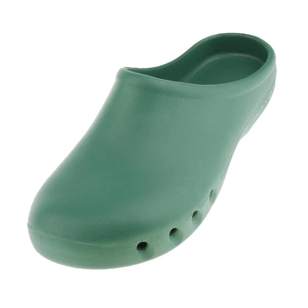 Men Women Beach Garden Hospital Work Slip On Clog Water Shoe EU 40-41 Green-image-22