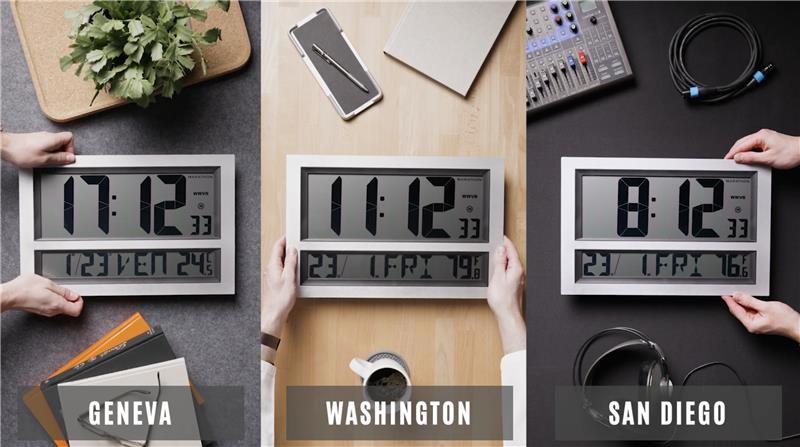 Amazon.com: MARATHON Jumbo Atomic Wall Clock : Home & Kitchen