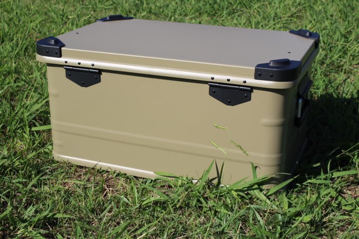 Amazon｜アースカラー アルミコンテナボックス 49L ガレージ収納箱 