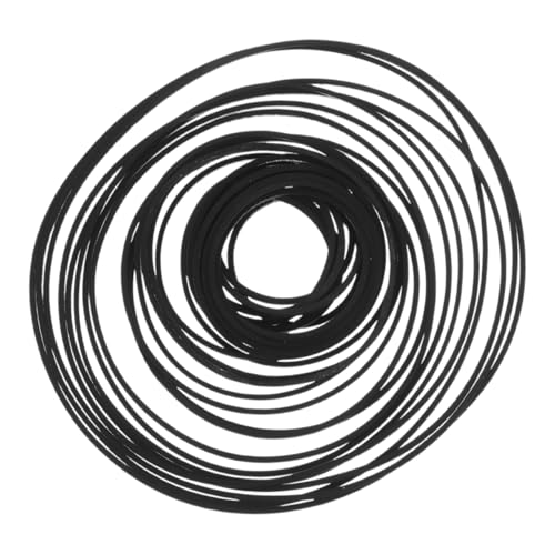 Yardwe 90piezas Correas De Goma para Grabadora Cassette Cinturones Cuadrados Mixtos para Reparación Reproductores CD y DVD Correa Transmisión Estable y Duradera