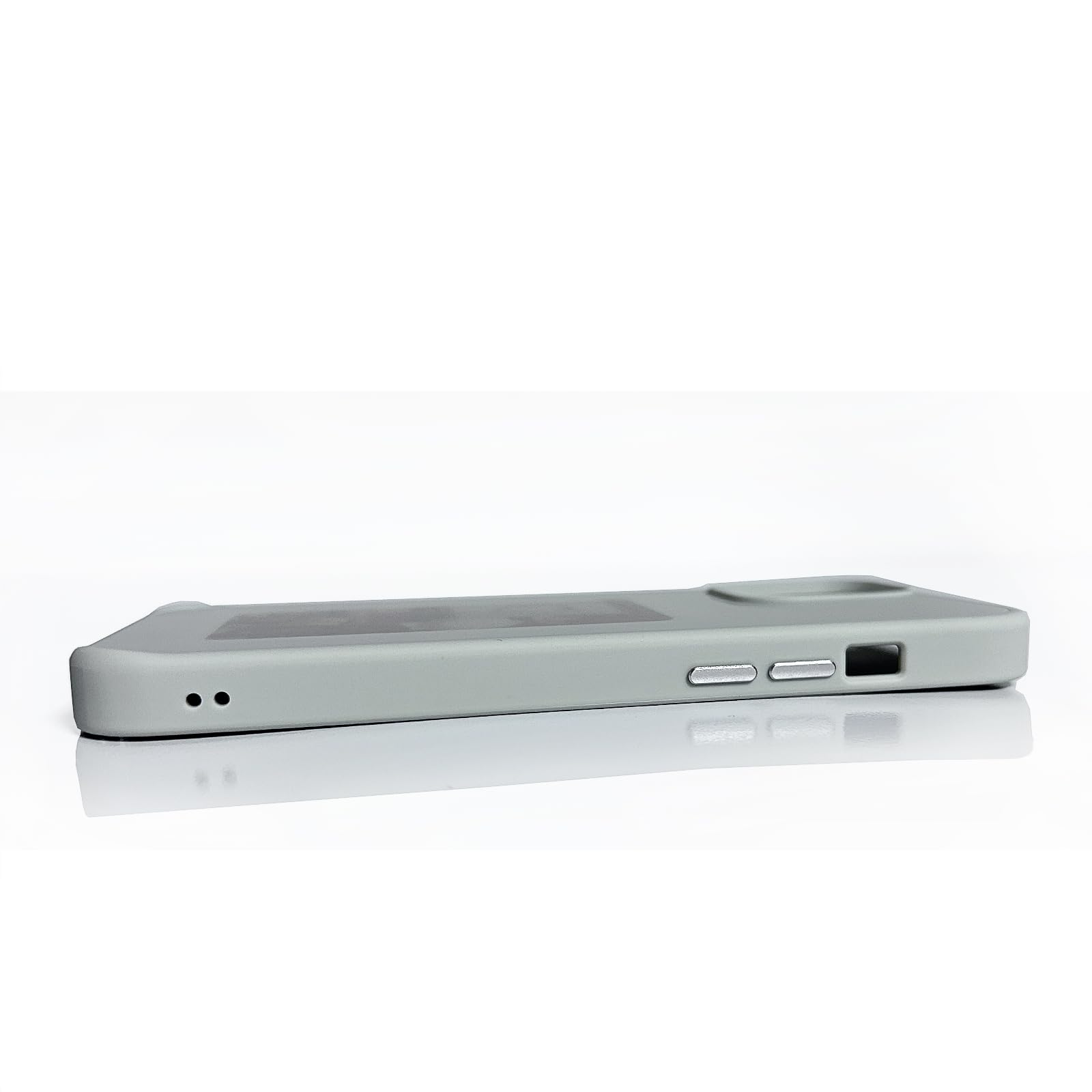QSM Custodia per iPhone 12 Pro Max, custodia per telefono personalizzata con ritratto per iPhone, custodia per telefono digitale Smart E Ink con proiezione fotografica per visualizzare istantaneamente