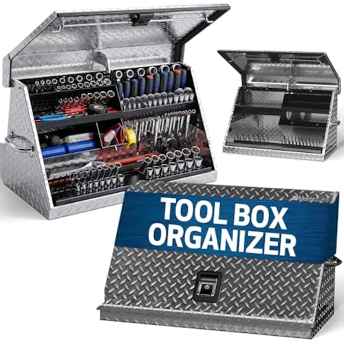 Montezuma 30" x 15" Heavy Duty Steel Triangle Toolbox (aluminum, brite)