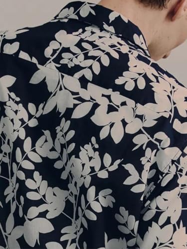 Image of Leriya Fashion Men's Polycotton Regular Fit Casual Stylish Printed | Formal Printed Half Sleeve Shirt |Summer Button Down Shirts for Men