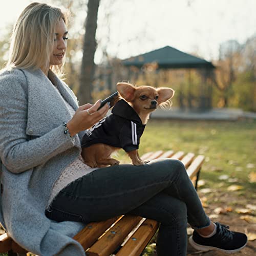 Dolahovy Hunde Hoodie Kleidung für Haustiere Hundepullover Weste Herbst Winter Hundepullover Welpenkostüme Mäntel Hundeoutfit für kleine mittelgroße Hunde Katzen Chihuahua Teddy