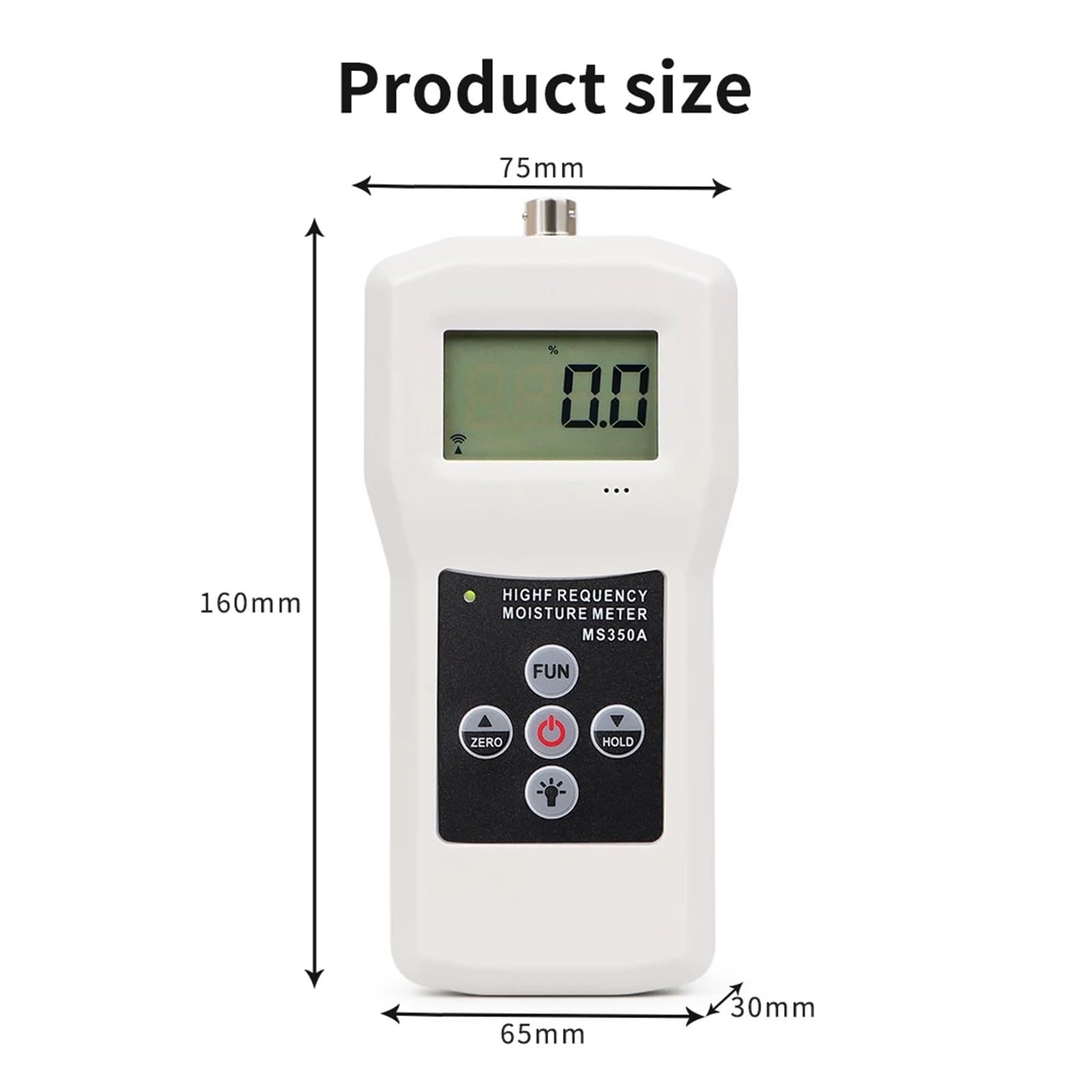 Misuratore di umidità LCD Misuratore di umidità ad alta frequenza Analizzatore del contenuto di umidità for polvere chimica di sabbia d'argento Lettura istantanea