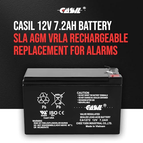 Casil 12V 7.2Ah Razor Scooter Battery 2 Pack – Replacement for e200s, e225, e300, e300s, e325 – Rechargeable SLA AGM Electric Scooter Battery by Casil - Image 4