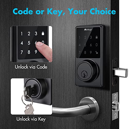 iMagic Verrou à écran tactile serrure connectée code électronique pour maison - 5