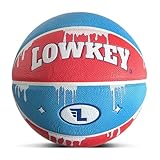 Lowkey Ice Pop Basketball Indoor & Outdoor Größe 7 | Bomb Pop Design Basketball | Anti-Rutsch Beschichtung & Erstklassiger Grip Ball Im EIS Design