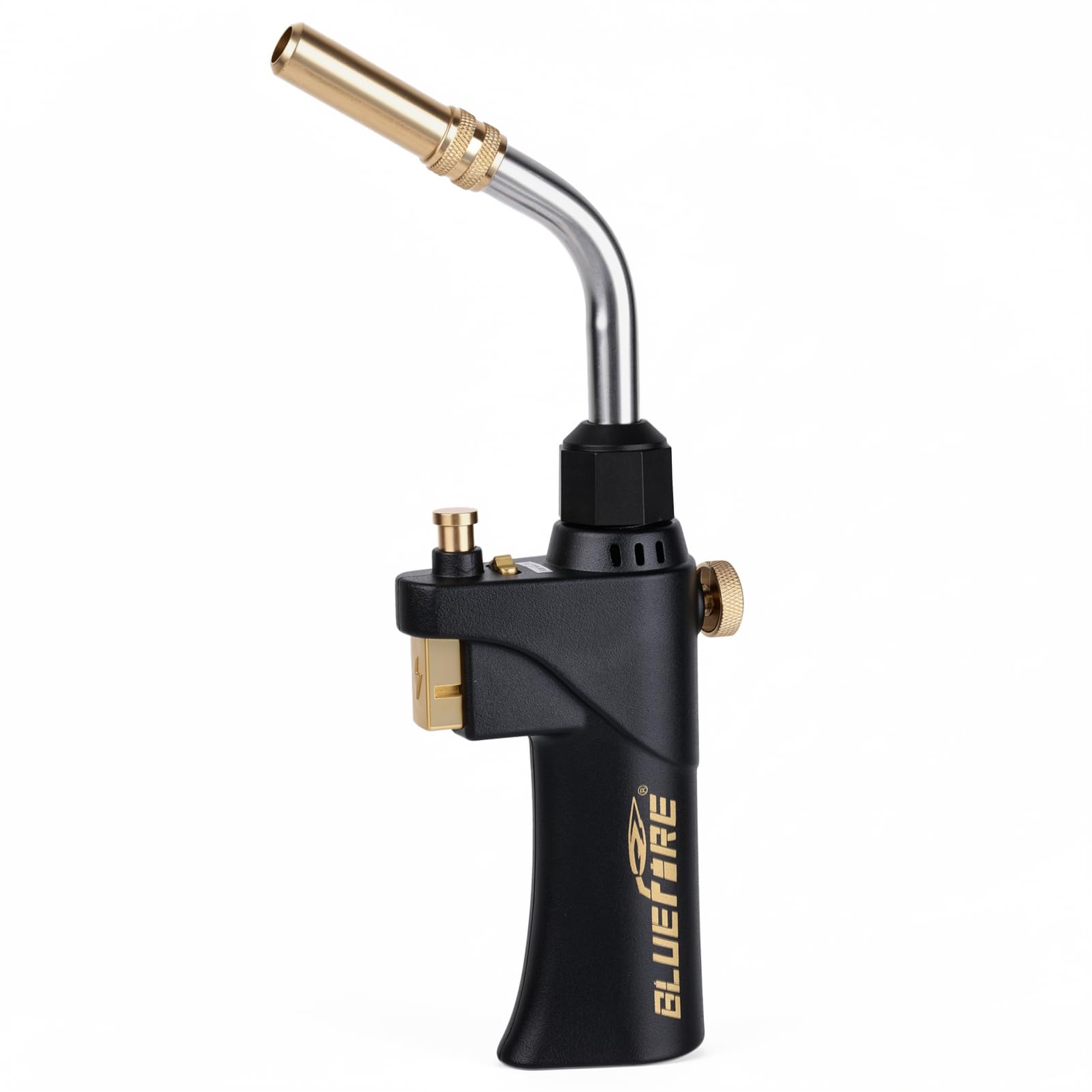 Chalumeau à gaz BLUEFIRE flamme tourbillonnante et allumage piézo automatique