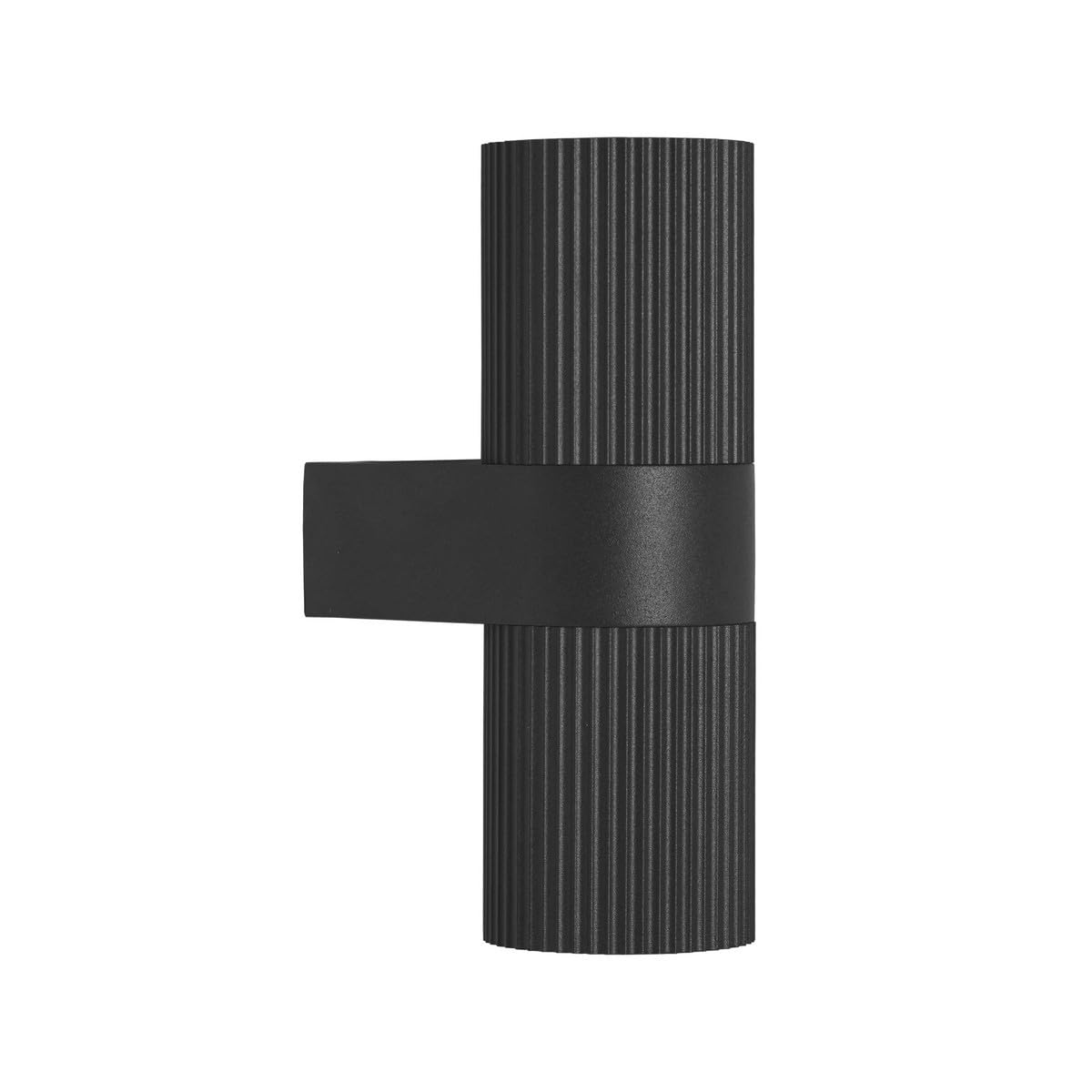 Nordlux Kyklop Ripple Wall Light - Black Metal - Modern & Elegant Design