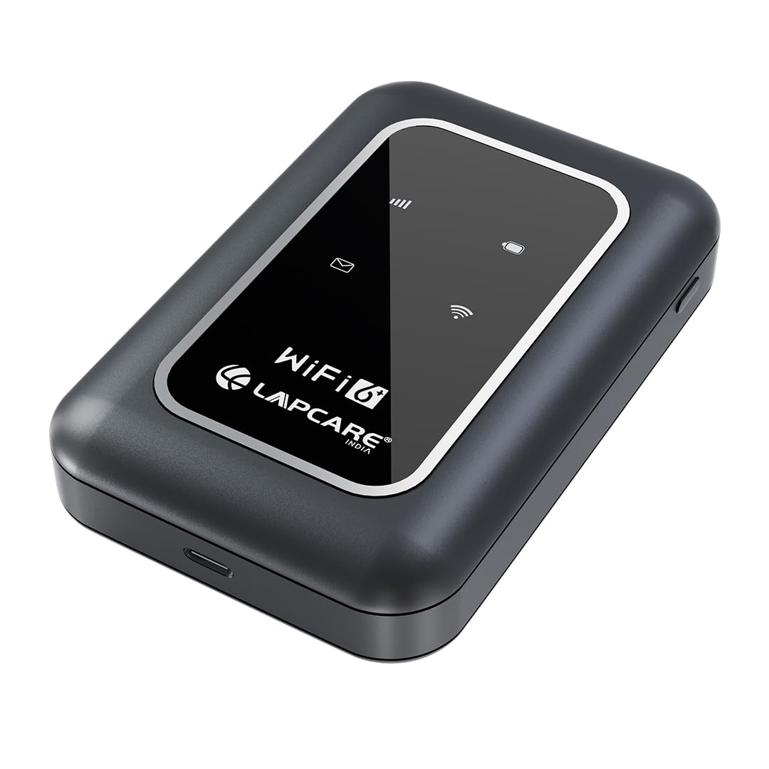 LAPCARE 4G LTE Wireless Dongle with 3000mAh Battery | Dual Band Wi-Fi Hotspot | SIM & Micro SD Card Slot | Up to 150 Mbps Speed | Connect Up to 10 Devices | Type-C Charging Port-picture-13