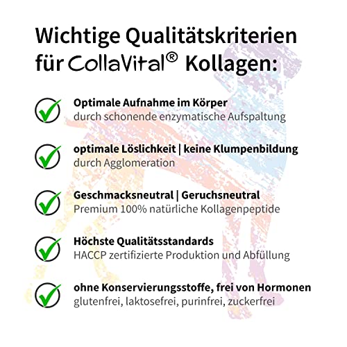 CollaVital® Dog Premium Kollagen Pulver [230 g] - Gelenkpulver aus bioaktiven Kollagen Hydrolysat - - Geschmacksneutral - 230g bioaktive Kollagenpeptide - Protein Booster - Made in Germany DE