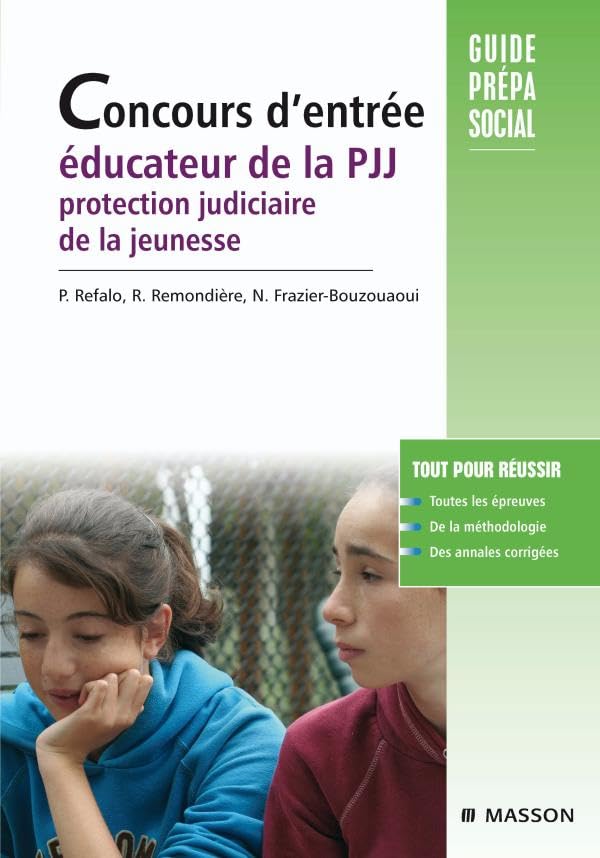 Concours d'entrée éducateurs de la PJJ. Protection judiciaire de la jeunesse: POD
