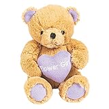 Fun Express Flower Girl Teddy Bear - 8 inch Stuffed Animal - Wedding Bridal Party Gifts and Flower Girl Gifts for Girls