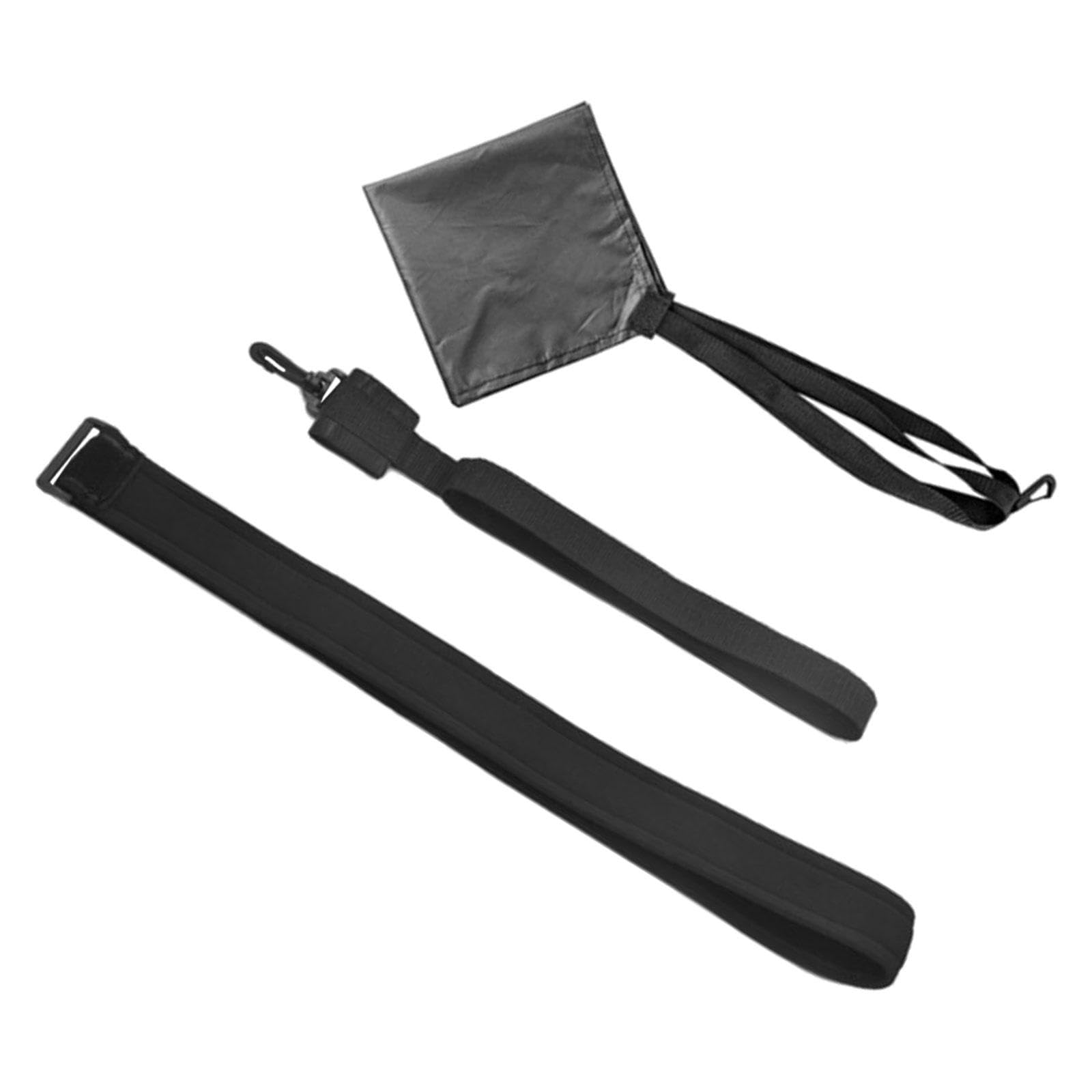 rockible Swimming Resistance Training Set Aquatic Resistance Belt Improves Strength Coordination Swim Trainer for Adults Children, 20cm Parachute