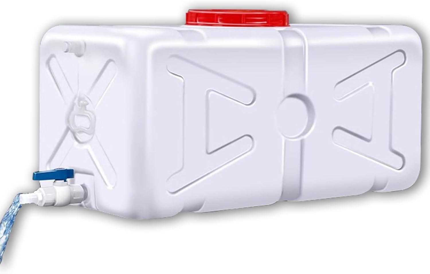 Réservoir d'eau avec robinet plat de 200L pour aménager votre van ou votre camp de randonnée