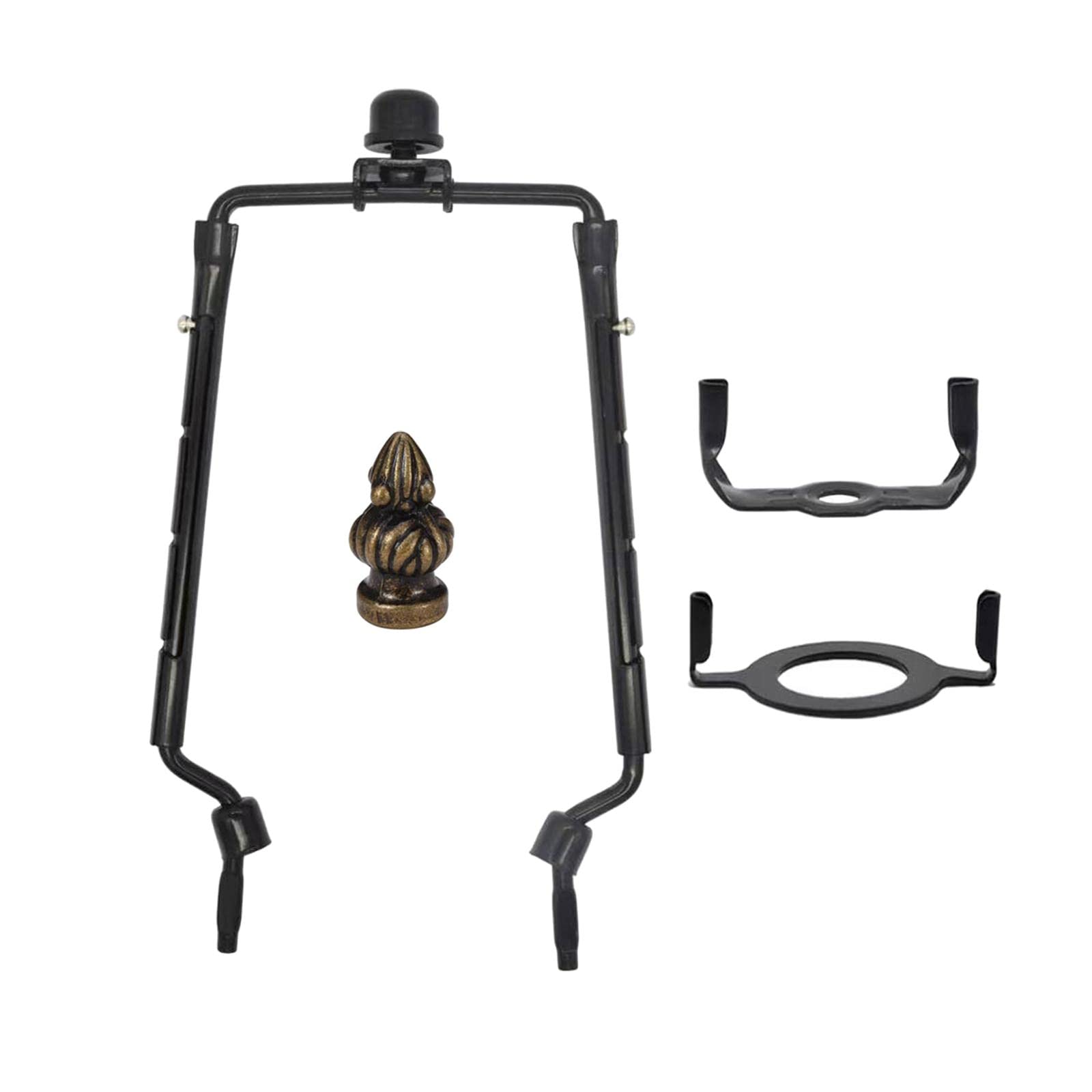 Lamp Shade Harp Holder Bracket Light Fitting Harps for Floor Table Lamp Black-image-37
