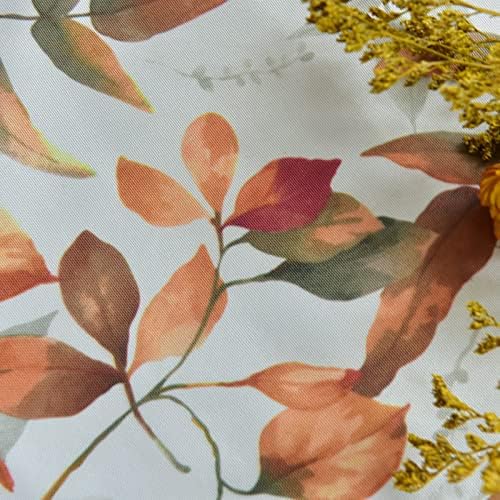 Floral Table Runner 33*180cm,Machine Washable Dresser Scarf for Wedding Party Banquet Decoration,Kitchen Dining Room ,Holiday Home Decor 13 x 71 Inches Ginkgo