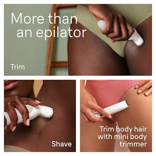 Braun Silk-épil 9 Epilator, Pivoting Head, Wet and Dry, Includes Body Trimmer, Shaver Head and Trimmer Comb, SES9-441 - image 8