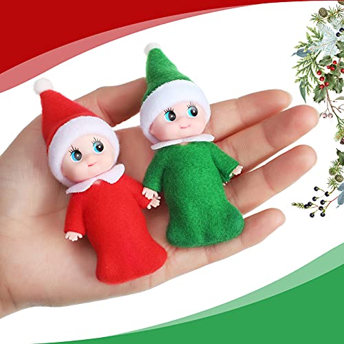6 Muñecas Navideñas Baby con Bolsas de Terciopelo miniatura 3