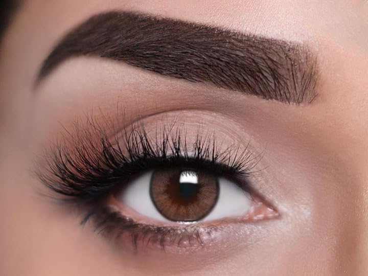 Optify Contact lenses With Solution(Caramel brown)