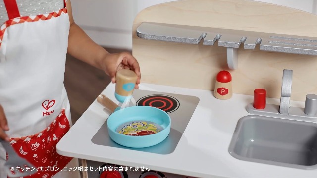 Amazon.co.jp: Hape(ハペ) おままごとクッキングセット 3才以上 木製