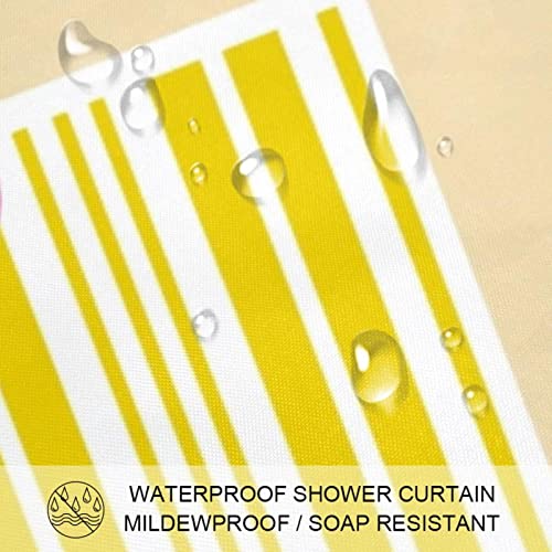 Rideau de douche imperméable anti-éclaboussures 168x183 - 4