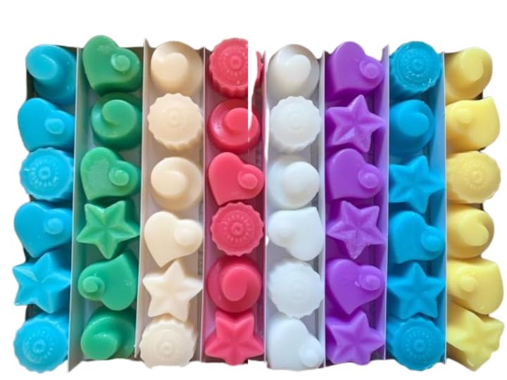 Gower Coast Crafts Clean & Fresh Scent Selection Box. Handmade Premium Quality Highly Scented Wax Melts. 48 x 5g Melts in Each Pack