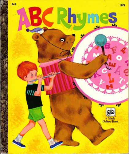Abc Rhymes, a Little Golden Book B0027U14SS Book Cover