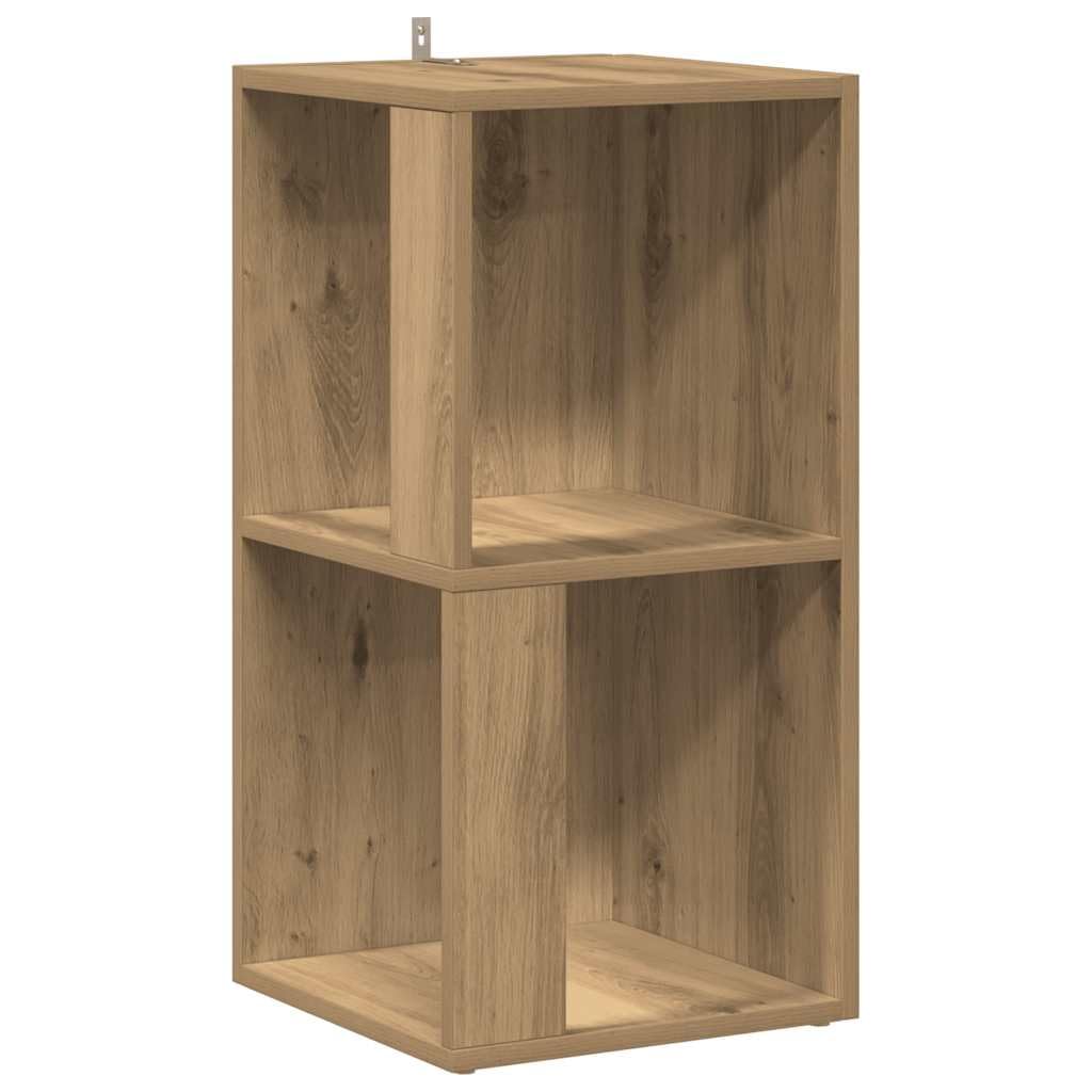 Scaffale angolare in legno di quercia Artisan, 33 x 33 x 67 cm