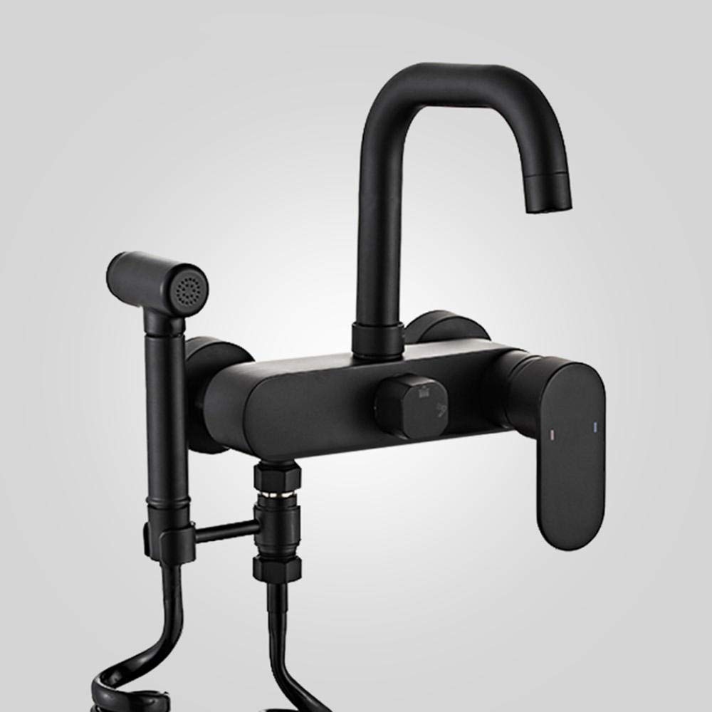 業務用 シンク用 蛇口 プリンススプレー付き 壁取り付けタイプ 30cm