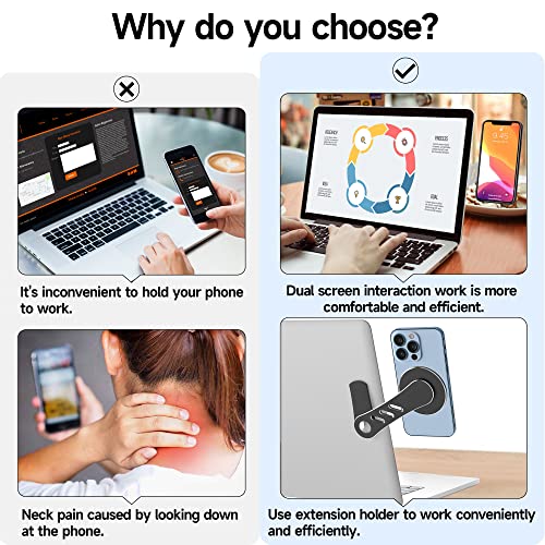 DK177 Phone Holder, Laptop or Desktop Monitor Side Mount Phone