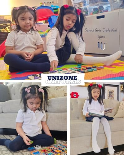 Toddlers Girls Cable Knit Seamless Leggings – Winter Warm Stockings3