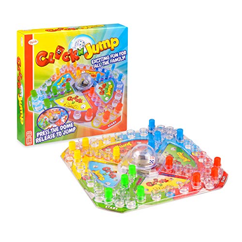 Toyrific | Complete Traditional Classic Family Game Board Click and Jump Frustration for Kids and Adults