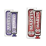 Marvis Jasmin Mint and Cinnamon Mint Toothpaste Set, 3.8 oz