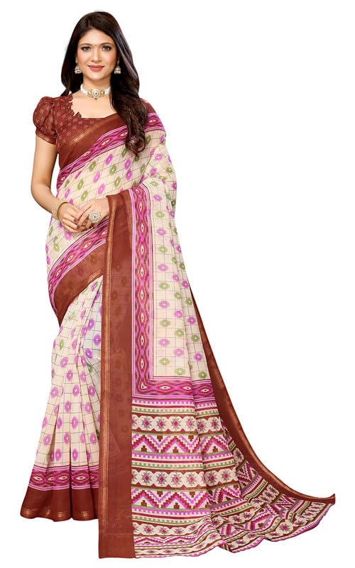 Sari indio Kalamkari de seda para bodas y eventos elegantes de mujer