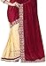 Angel Shoppe Women's Saree with Blouse Piece Purple