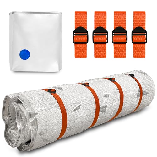 Mattress Vacuum Bag for Storage and Moving Vacuum Mattress Bag with Straps for Latex Hybrid and Foam Mattresses Double/King Size