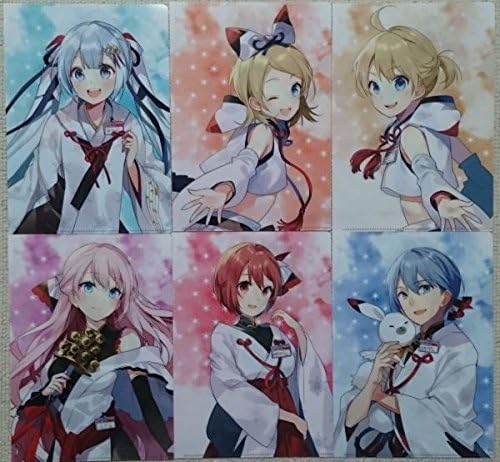 Amazon 非売品 アニメイト 2店舗限定 B5クリアファイル 全6種 Snow Miku 18 初音ミク 雪ミク Meiko Kaito 巡音ルカ 鏡音リン レン 雪まつり アニメ 萌えグッズ 通販