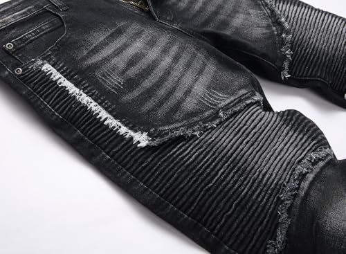 Fashion Slim Jeans Men Stretch Denim Pants3