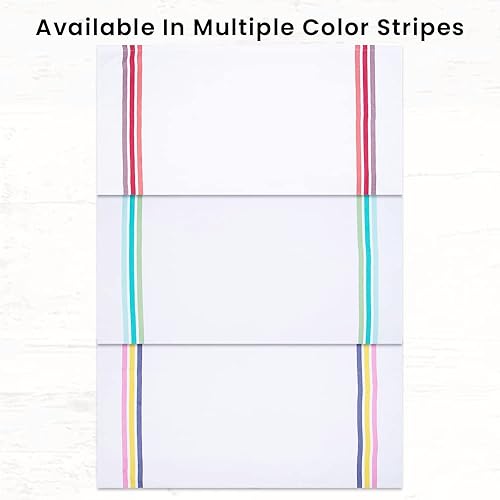 Miniatura 8 de Set de 6 trapos de cocina de algodón reciclado, ecológicos, suaves y absorbentes, se pueden usar lavar y secar platos, 18 x 28 pulgadas, verde