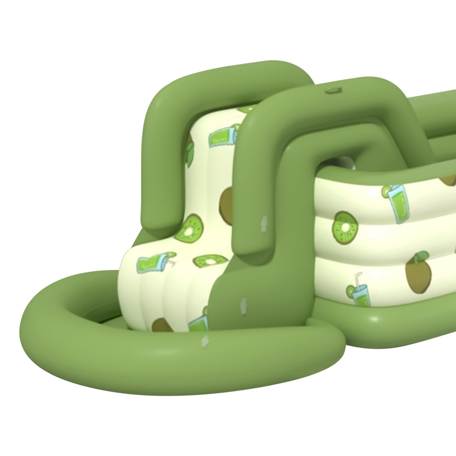 Biniveil Tobogán Acuático para Piscinas, Tobogán Acuático Infantil, Juguete Inflable Reforzado Infantil para Piscina Familiar Playa Vacaciones Jardín Diversión Niños Adultos