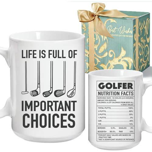 Qmoouoou Golf Gifts for Men Grandpa Uncle Golfer Boss Dad