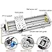 CNC Linear Rail Guide 1000mm Ballscrew 1605 Slide Stage Load 250kg C7 with Nema34 Motor Bracket for CNC Router