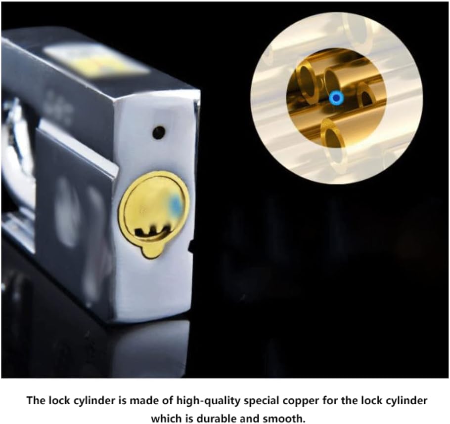 Bulk Locks Padlock with 3 Keys Solid Alloy Steel Padlock Suit for Storage Locker and Fence Outdoor Padlock