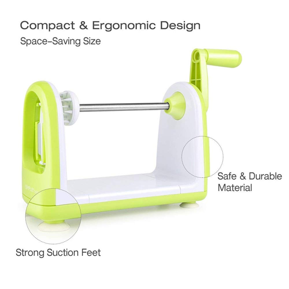 Amazon｜野菜スパイラライザースライサー、5ブレードスパイラル