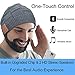 Upgraded V4.2 Bluetooth Beanie Hat Headphones Wireless Headset Winter Music Speaker Hat Cap with Stereo Speakers & Mic Unique Christmas Valentines Day Tech Gifts for Women Mom Her Men Teens Boys Girls