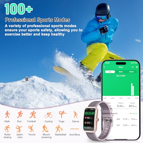 Image of Fitness Tracker with 24 /7 Heart Rate, Blood Oxygen, Sleep Tracker, Waterproof Fitness Watch, Activity Tracker with Step Tracker for Women Men
