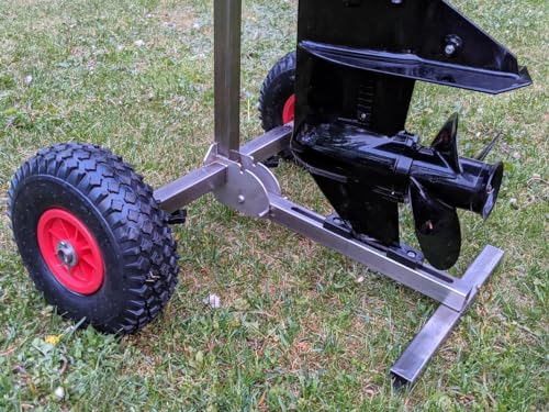 Chariot de support pour moteur hors-bord, étagère de rangement portable, acier inoxydable, modèle premium – vue 5