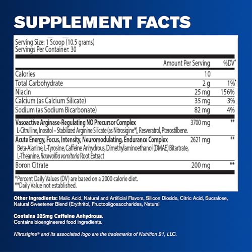 Image of GAT SPORT Nitraflex Advanced Pre-Workout Powder - Energy Drink Mix - Supports Healthy Blood Flow - Boosts Strength & Energy - Creatine-Free - 30 Servings - Fruit Punch